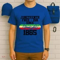 Junenth Free Ish Since 1865 Gift T-Shirt thumb 6