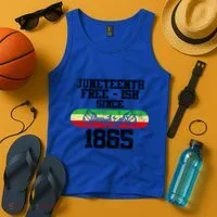 Junenth Free Ish Since 1865 Gift Tank Top thumb 4