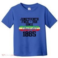 Junenth Free Ish Since 1865 Gift Toddler T-Shirt thumb 0