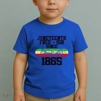Junenth Free Ish Since 1865 Gift Toddler T-Shirt thumb 2