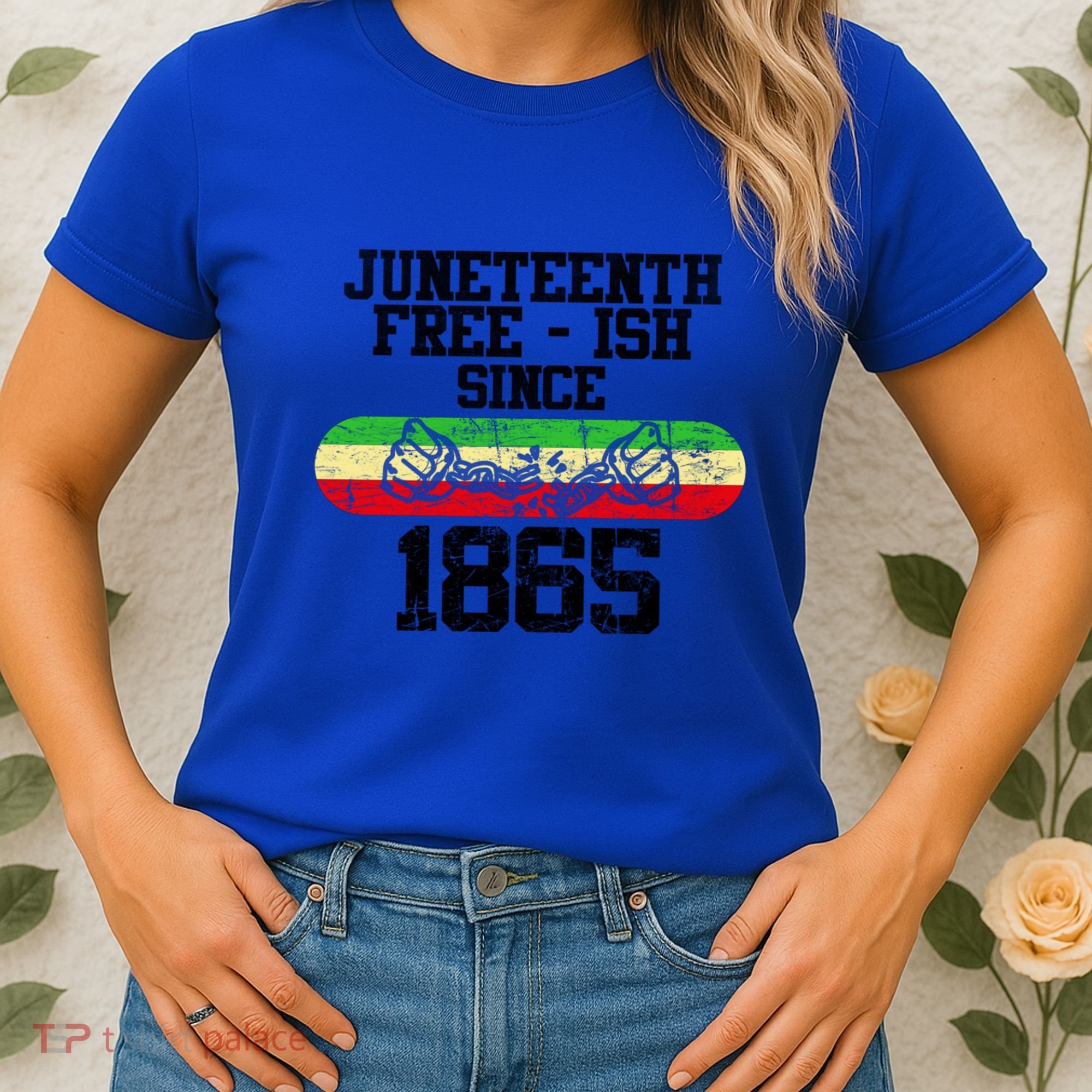 Junenth Free Ish Since 1865 Gift Women's T-Shirt