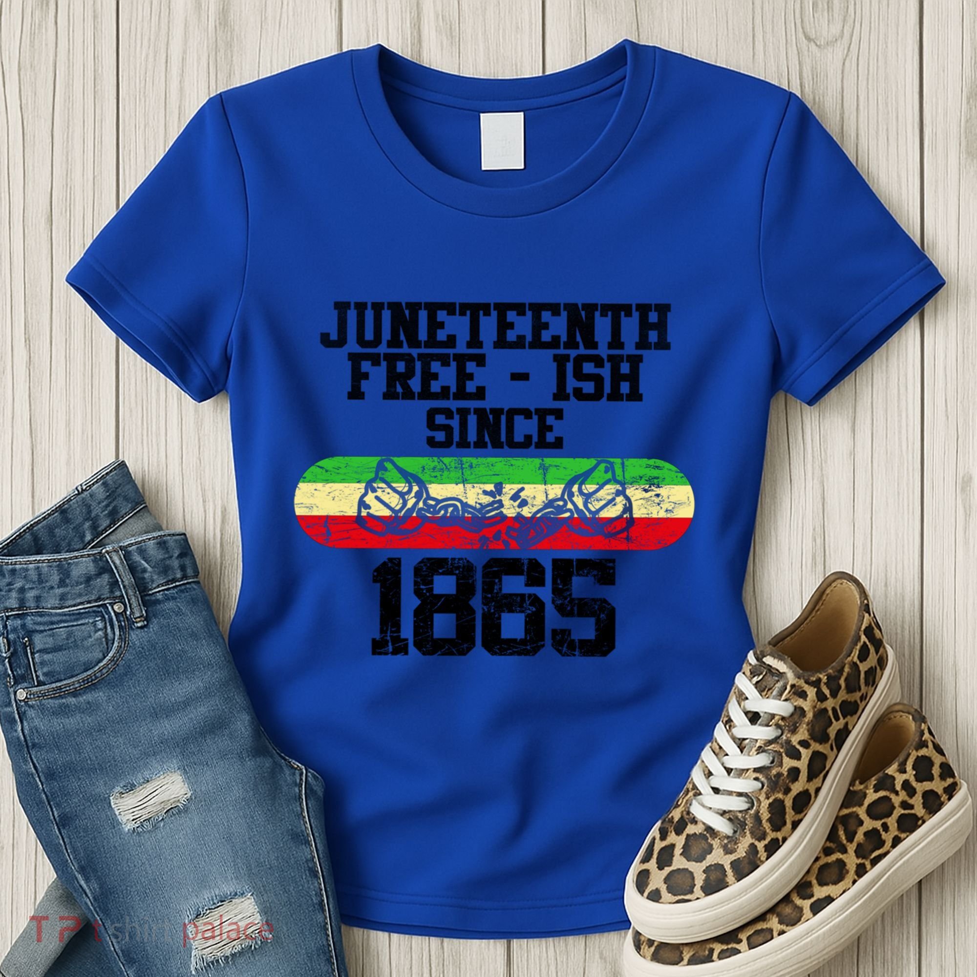 Junenth Free Ish Since 1865 Gift Women's T-Shirt