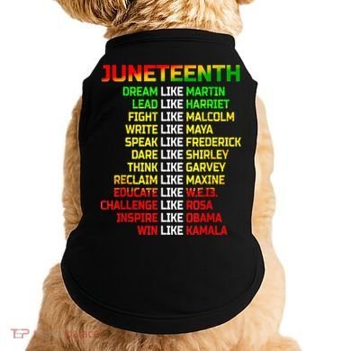 Juneteenth Free Ish Since 1865 Dream Like Martin Doggie Tank