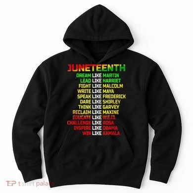 Juneteenth Free Ish Since 1865 Dream Like Martin Hoodie