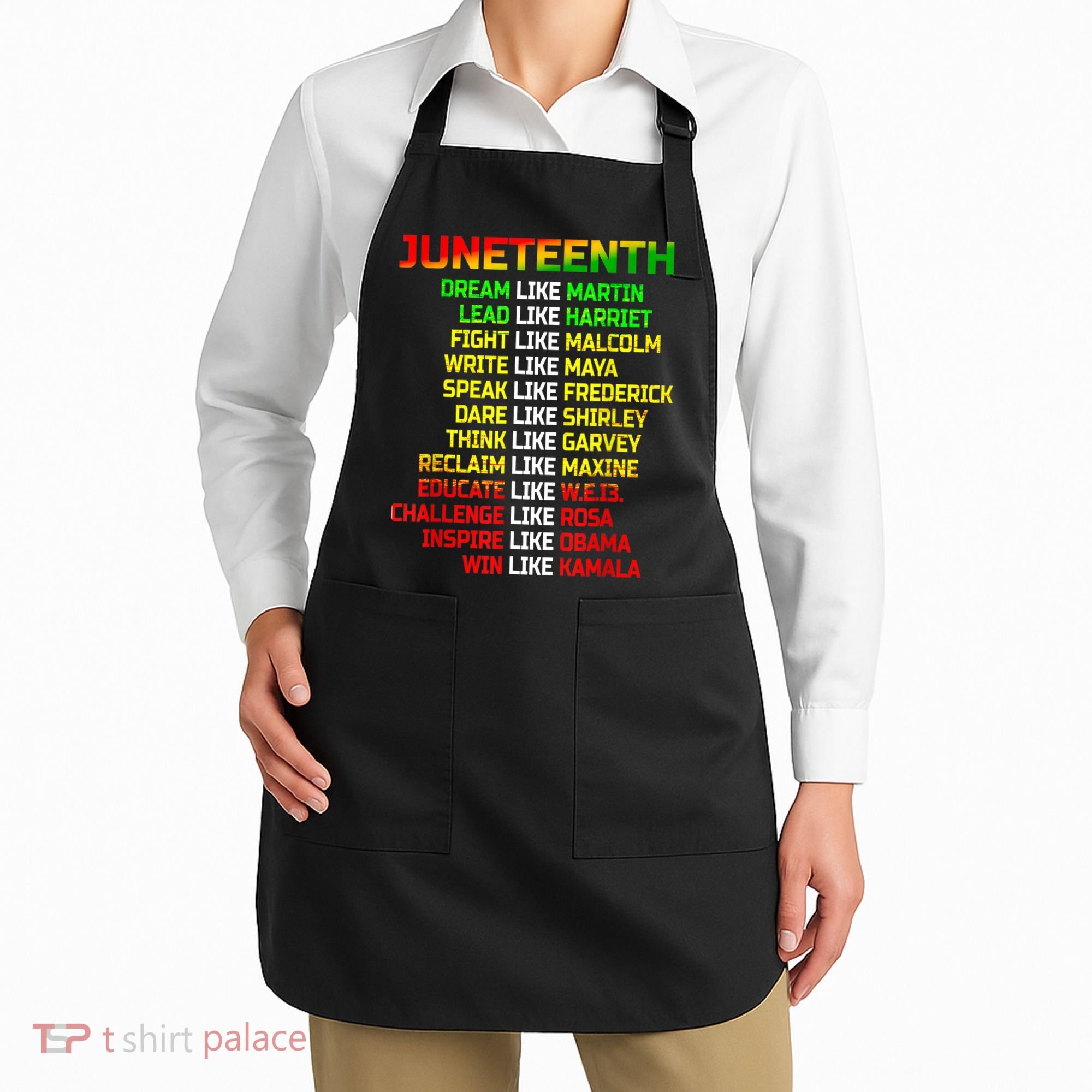 Juneteenth Free Ish Since 1865 Dream Like Martin Apron