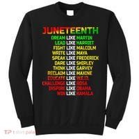 Juneteenth Free Ish Since 1865 Dream Like Martin Sweatshirt thumb 0
