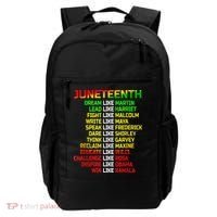 Juneteenth Free Ish Since 1865 Dream Like Martin Backpack thumb 0