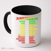 Juneteenth Free Ish Since 1865 Dream Like Martin Coffee Mug thumb 0