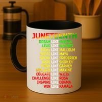 Juneteenth Free Ish Since 1865 Dream Like Martin Coffee Mug thumb 4