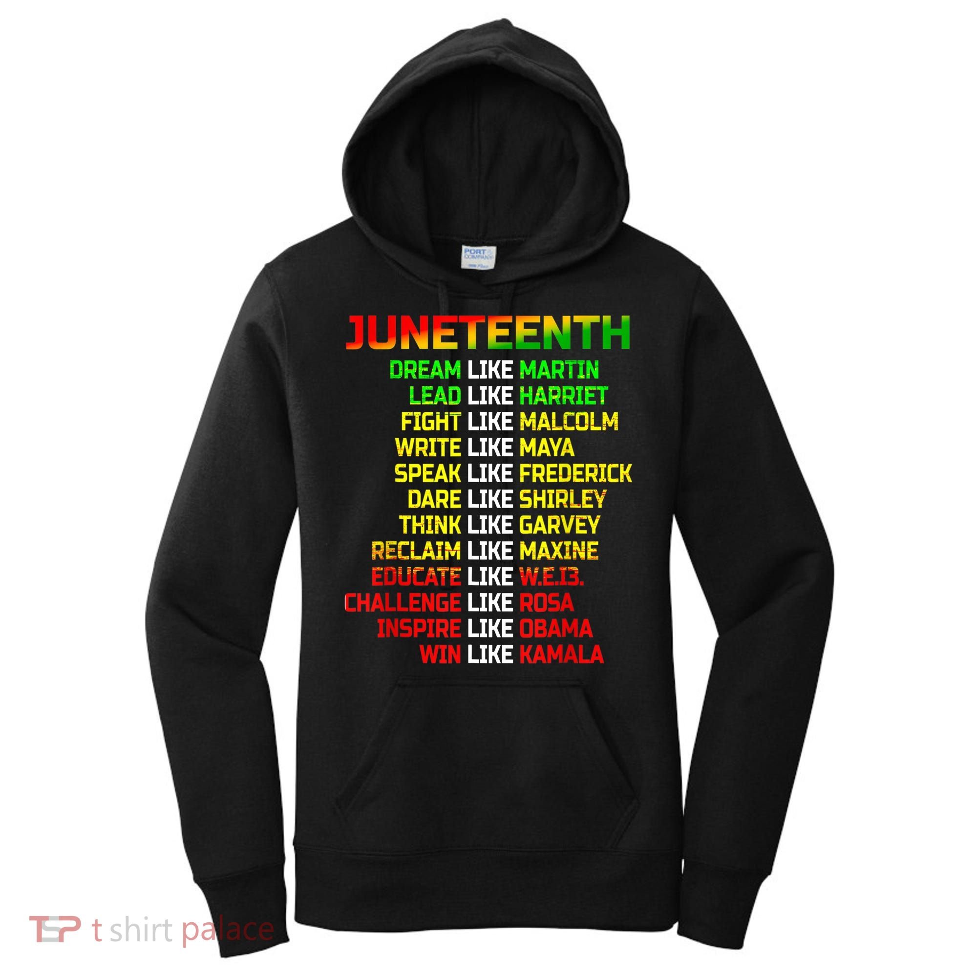 Juneteenth Free Ish Since 1865 Dream Like Martin Women's Hoodie