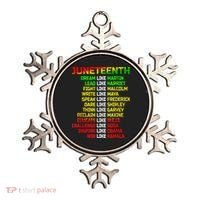 Juneteenth Free Ish Since 1865 Dream Like Martin Ornament thumb 0