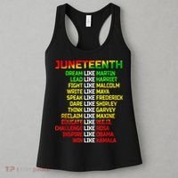Juneteenth Free Ish Since 1865 Dream Like Martin Women's Tank Top thumb 3