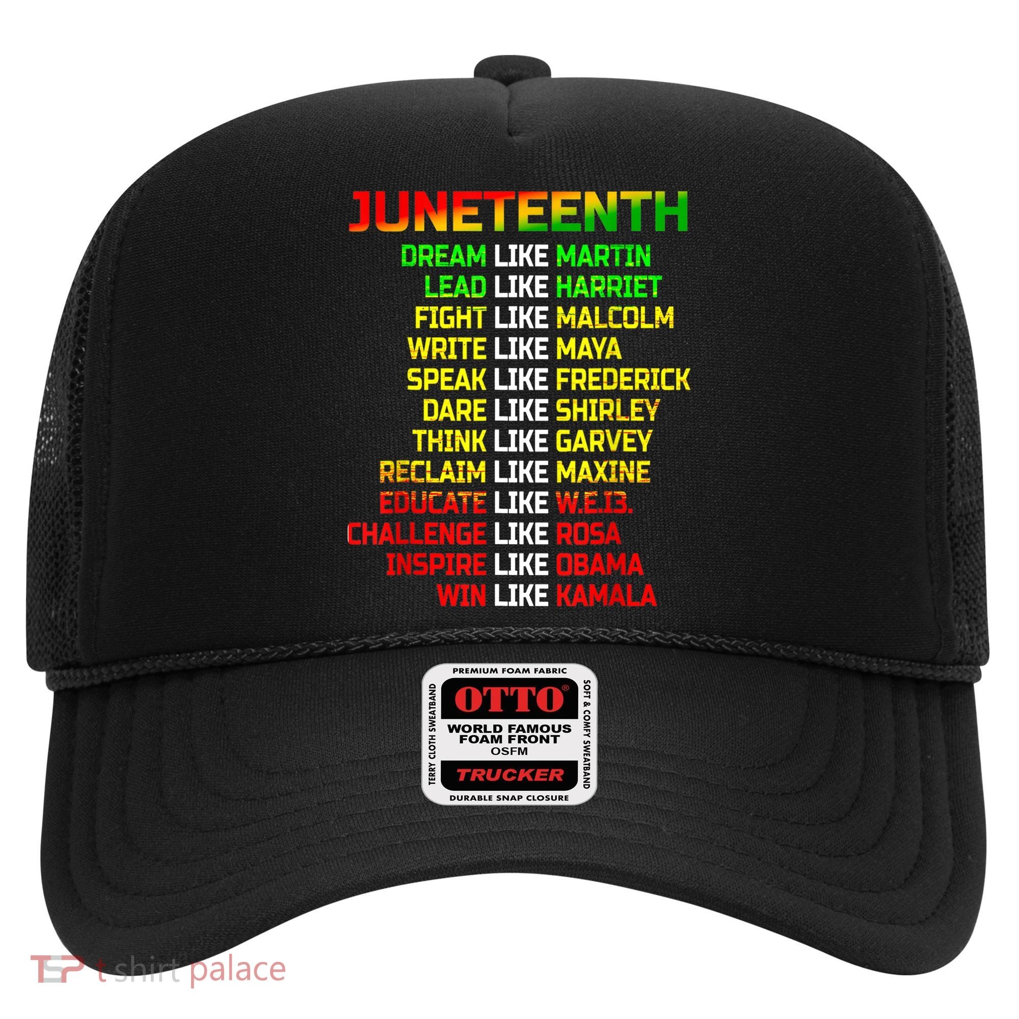 Juneteenth Free Ish Since 1865 Dream Like Martin Hat
