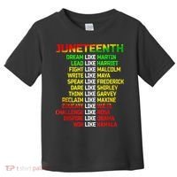 Juneteenth Free Ish Since 1865 Dream Like Martin Toddler T-Shirt thumb 0