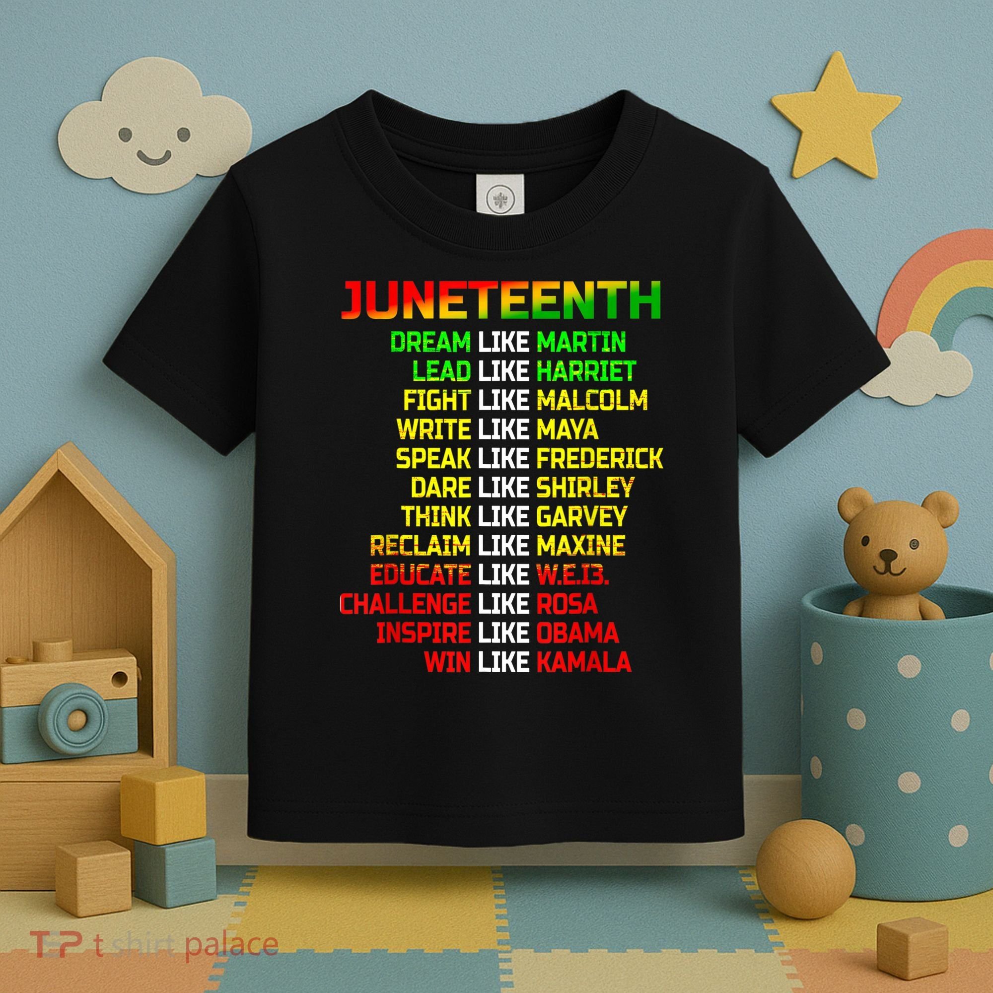 Juneteenth Free Ish Since 1865 Dream Like Martin Toddler T-Shirt