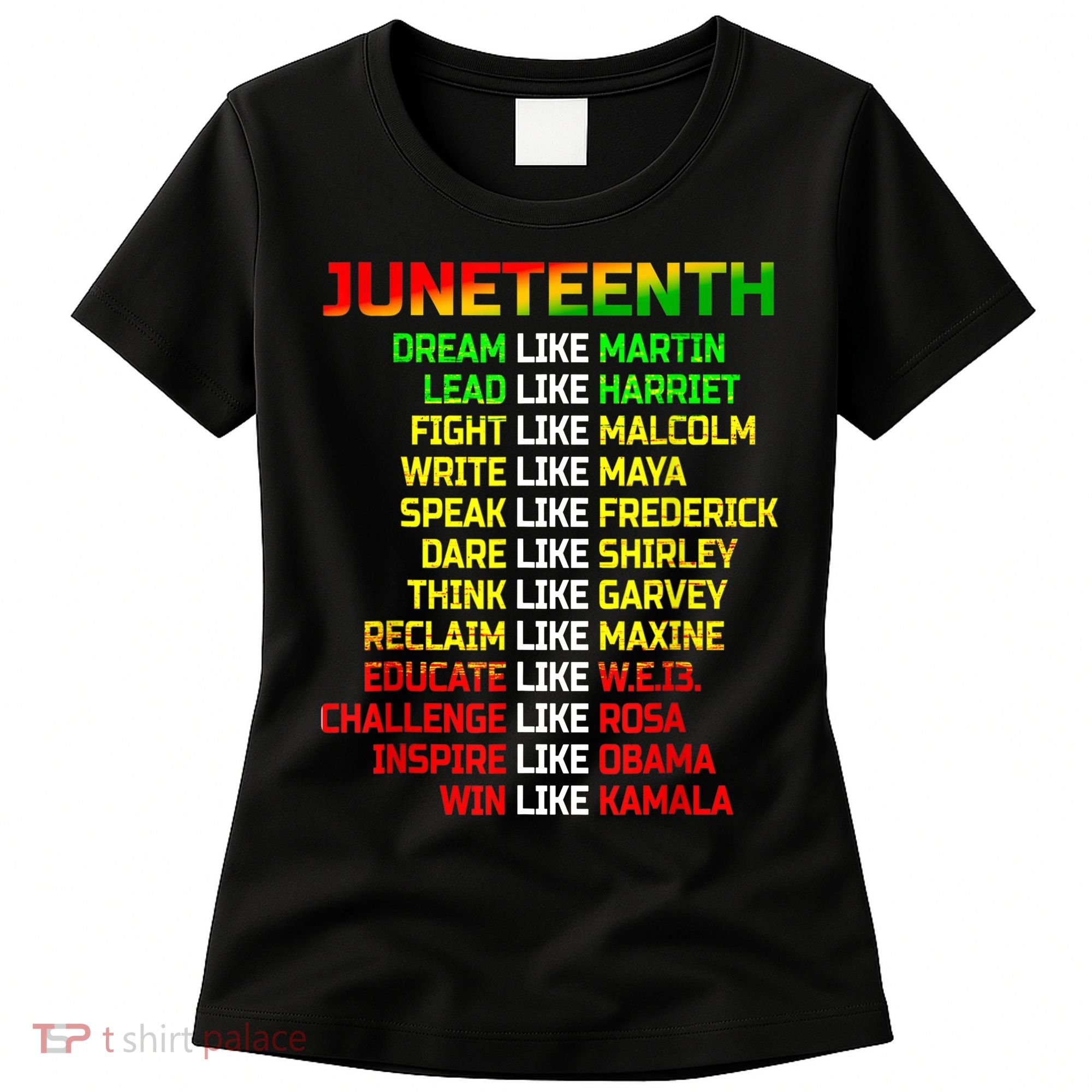 Juneteenth Free Ish Since 1865 Dream Like Martin Women's T-Shirt