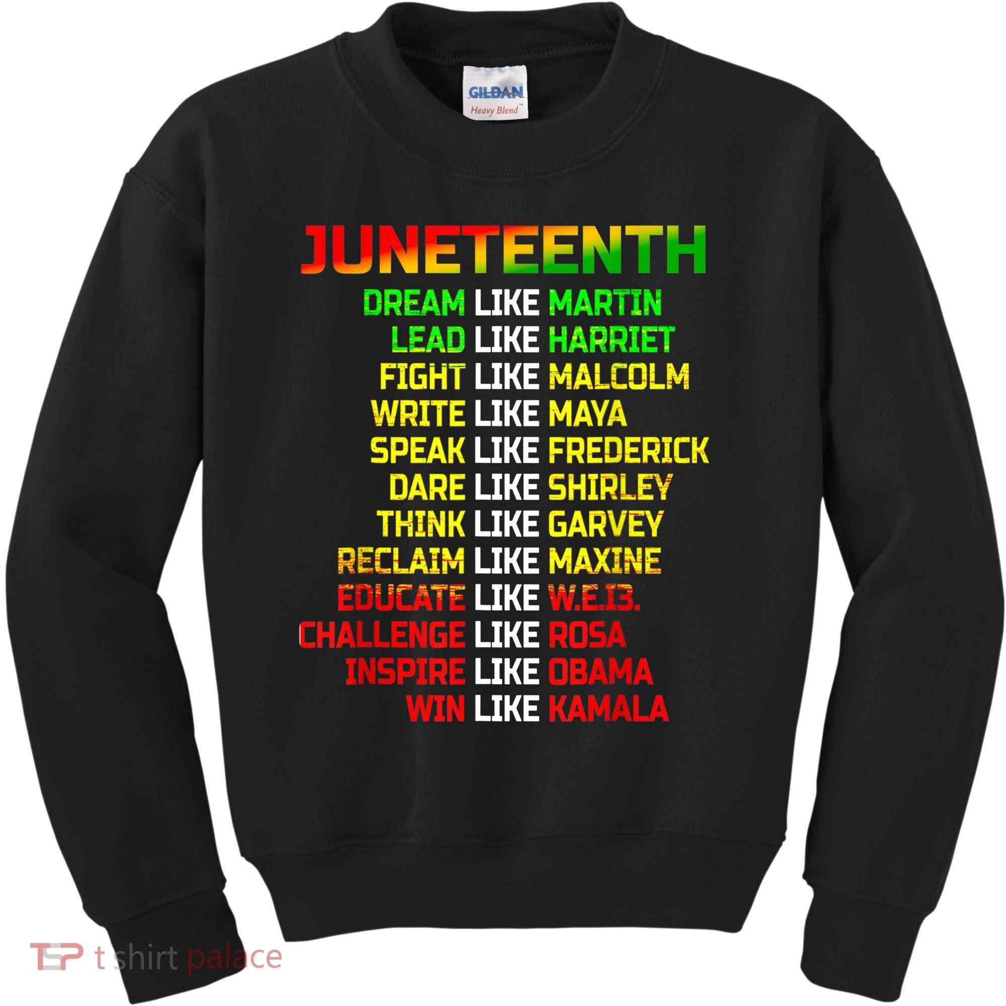 Juneteenth Free Ish Since 1865 Dream Like Martin Kids Sweatshirt