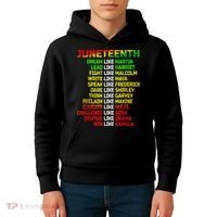 Juneteenth Free Ish Since 1865 Dream Like Martin Kids Hoodie thumb 4