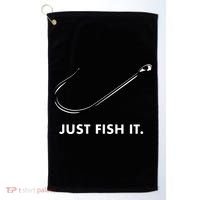 Just Fish It Golf Towel thumb 0