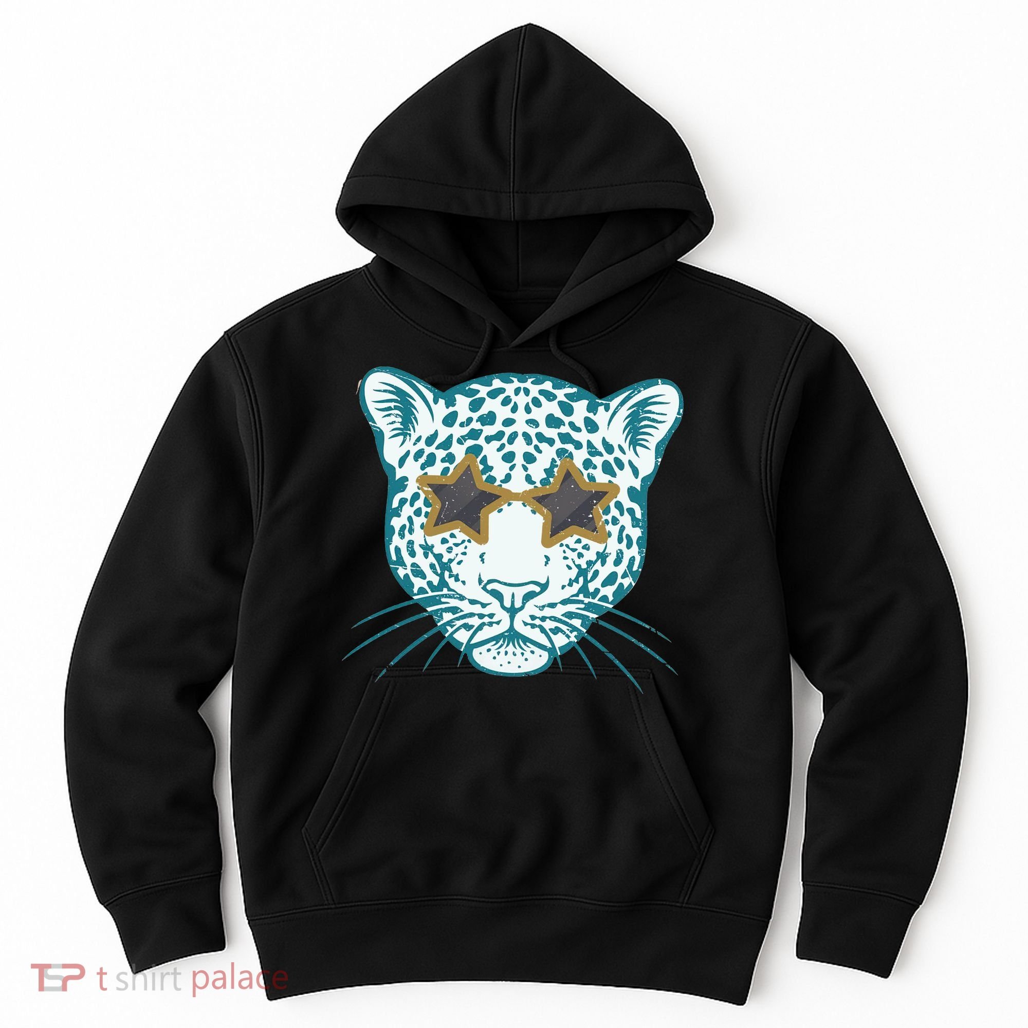 Football Jags Leopard Star Hoodie