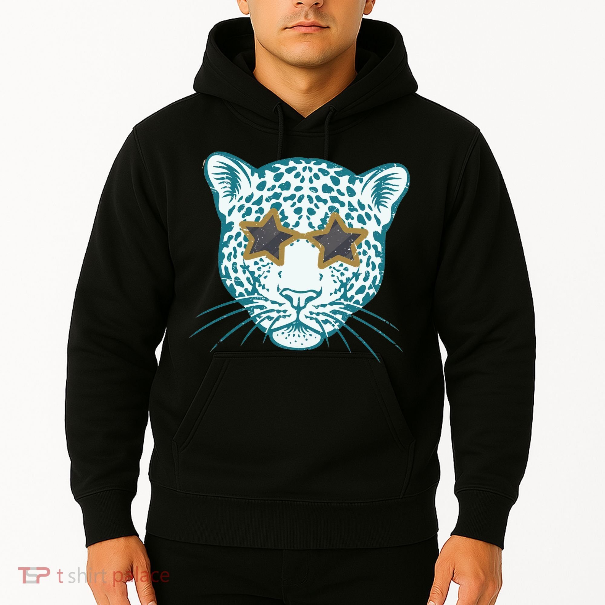 Football Jags Leopard Star Hoodie