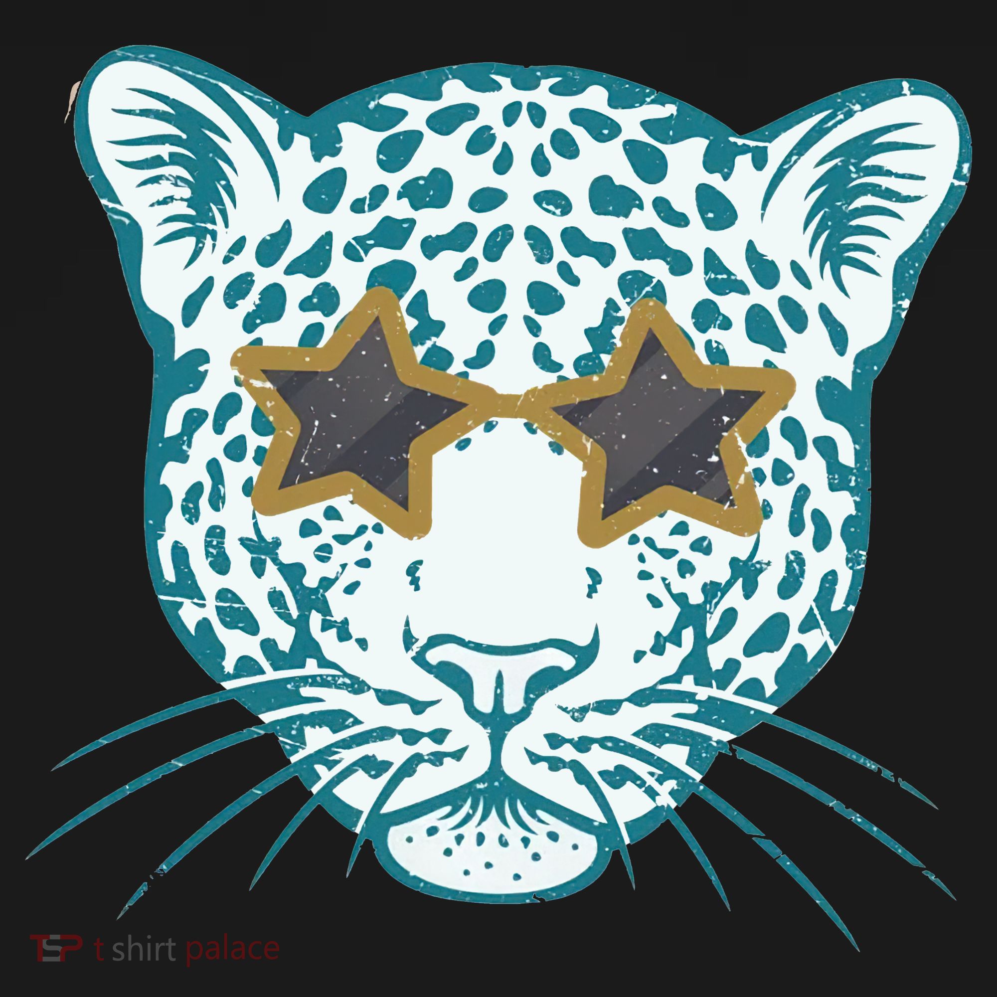 Football Jags Leopard Star Bucket Hat