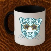 Football Jags Leopard Star Coffee Mug thumb 2