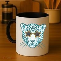 Football Jags Leopard Star Coffee Mug thumb 4