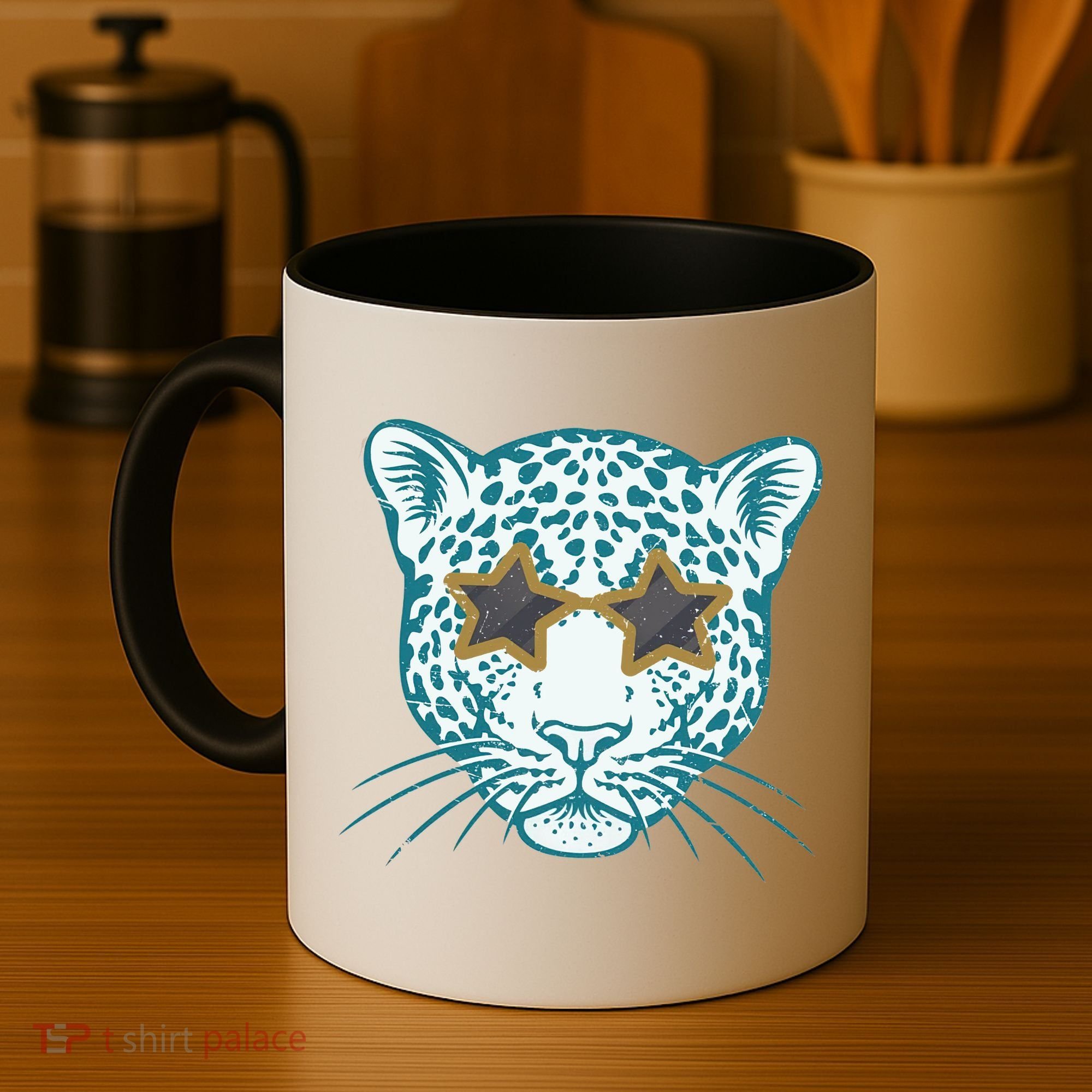Football Jags Leopard Star Coffee Mug