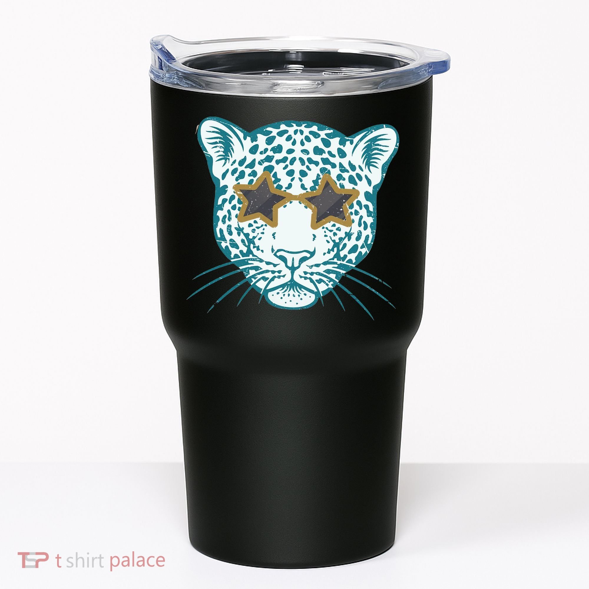 Football Jags Leopard Star Tumbler