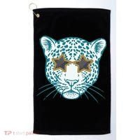 Football Jags Leopard Star Golf Towel thumb 0