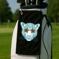 Football Jags Leopard Star Golf Towel thumb 2