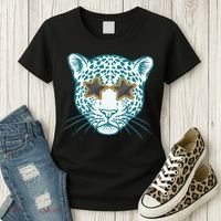 Football Jags Leopard Star Women's T-Shirt thumb 3