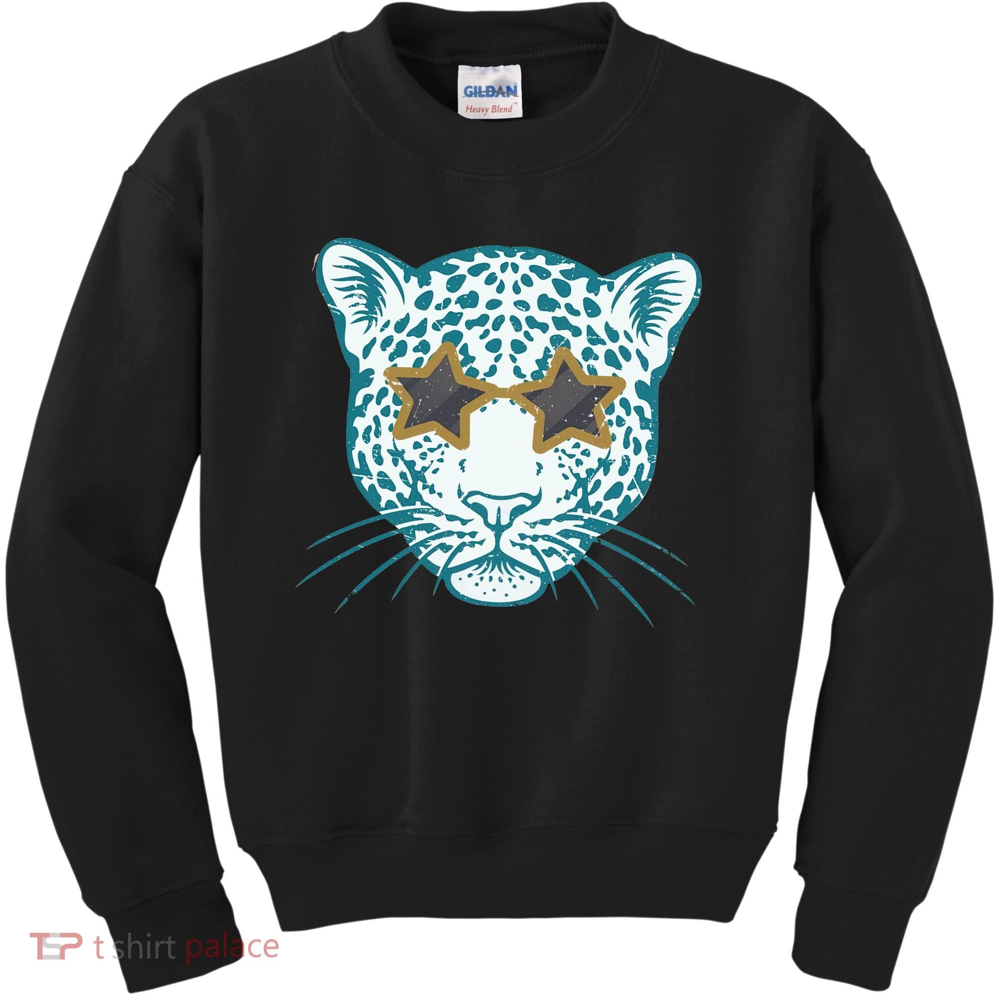 Football Jags Leopard Star Kids Sweatshirt