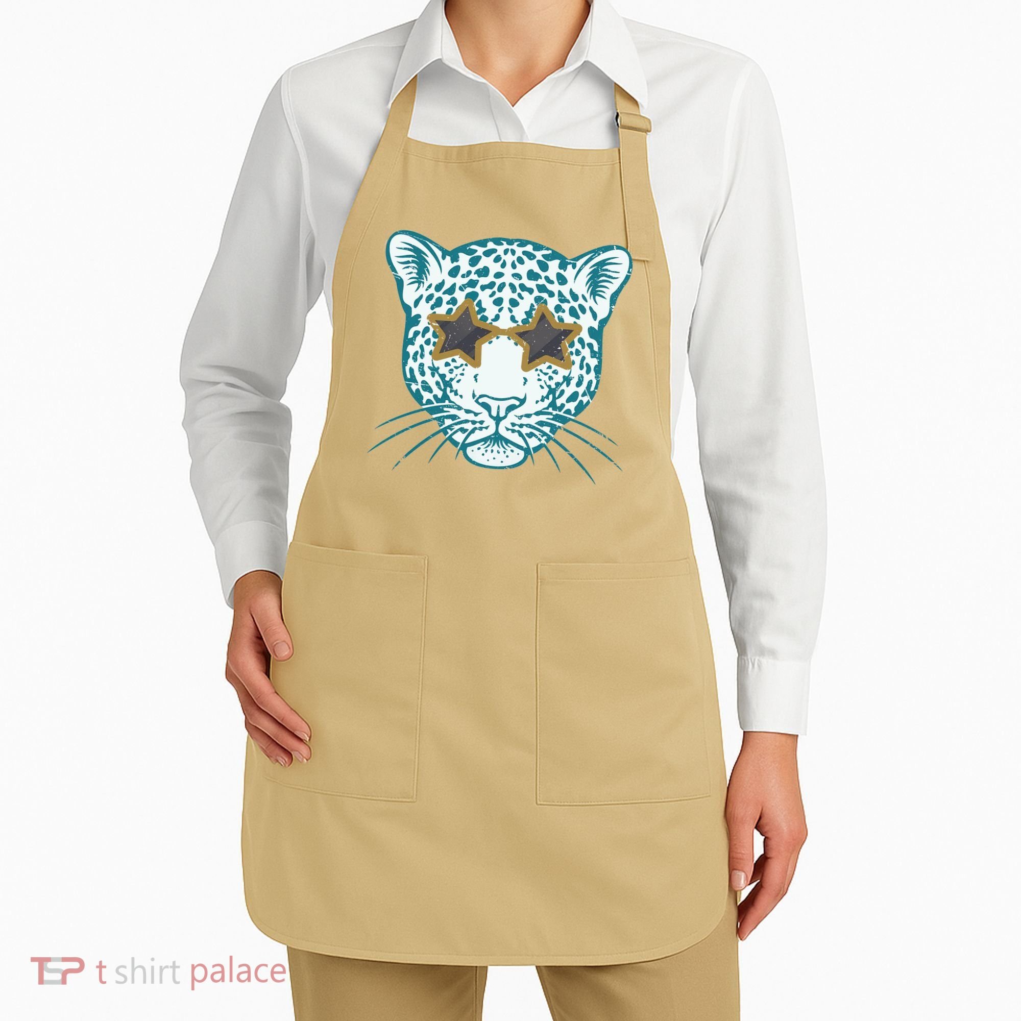 Football Jags Leopard Star Apron