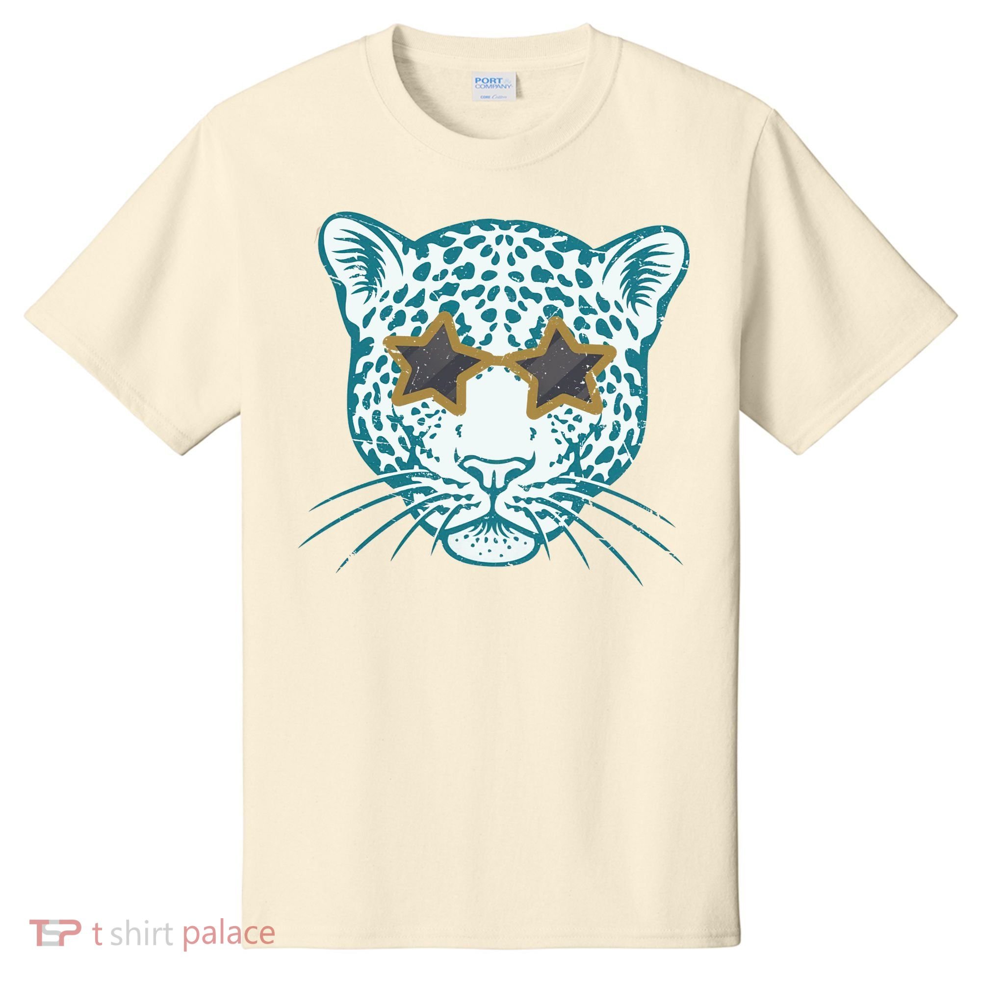 Football Jags Leopard Star T-Shirt