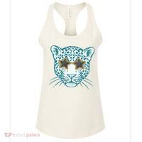 Football Jags Leopard Star Women's Tank Top thumb 0