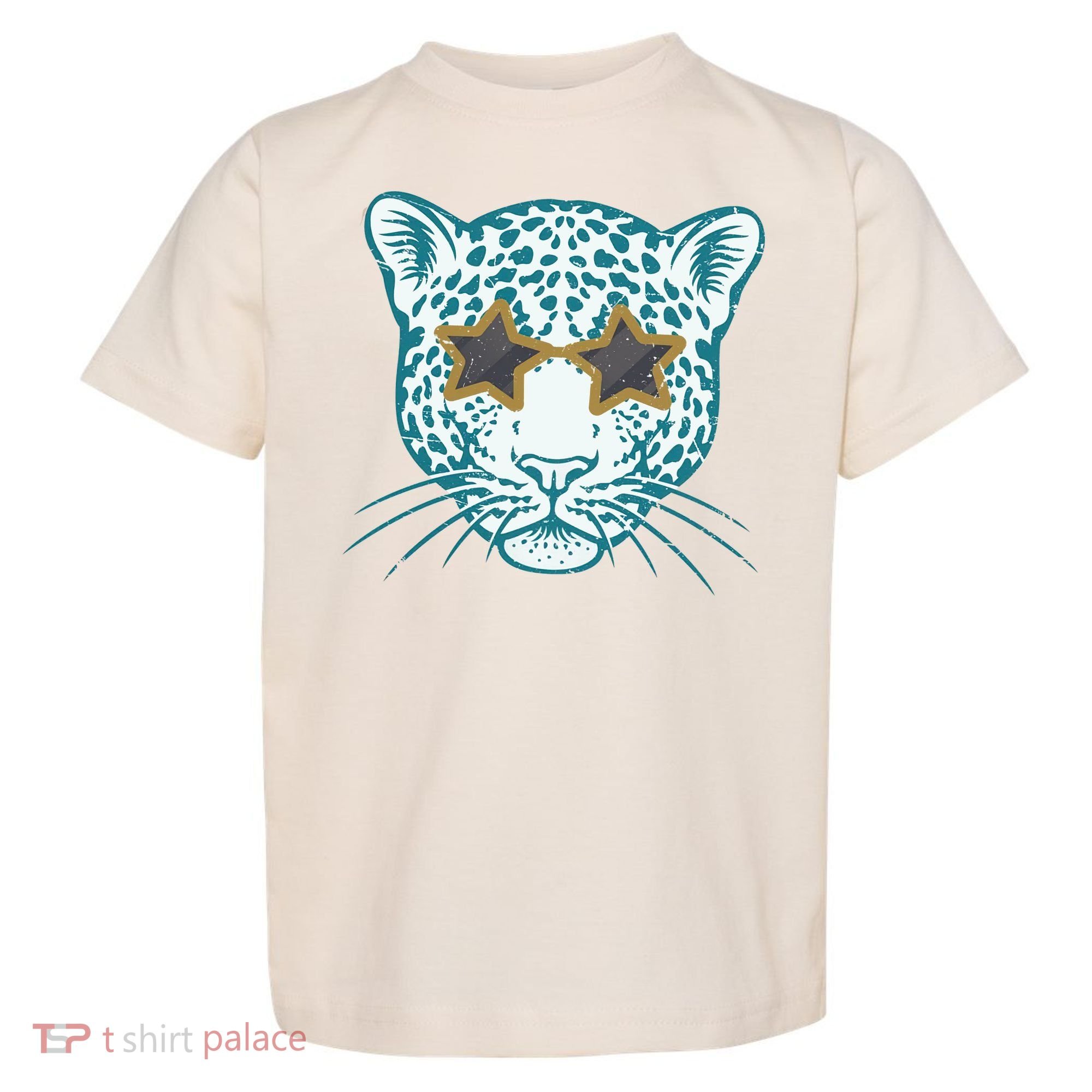 Football Jags Leopard Star Toddler T-Shirt