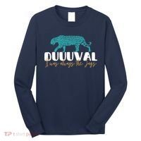 Football Jags Football Funny Leopard Long Sleeve Shirt thumb 0