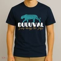 Football Jags Football Funny Leopard T-Shirt thumb 3