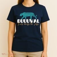 Football Jags Football Funny Leopard T-Shirt thumb 4