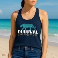 Football Jags Football Funny Leopard Women's Tank Top thumb 2