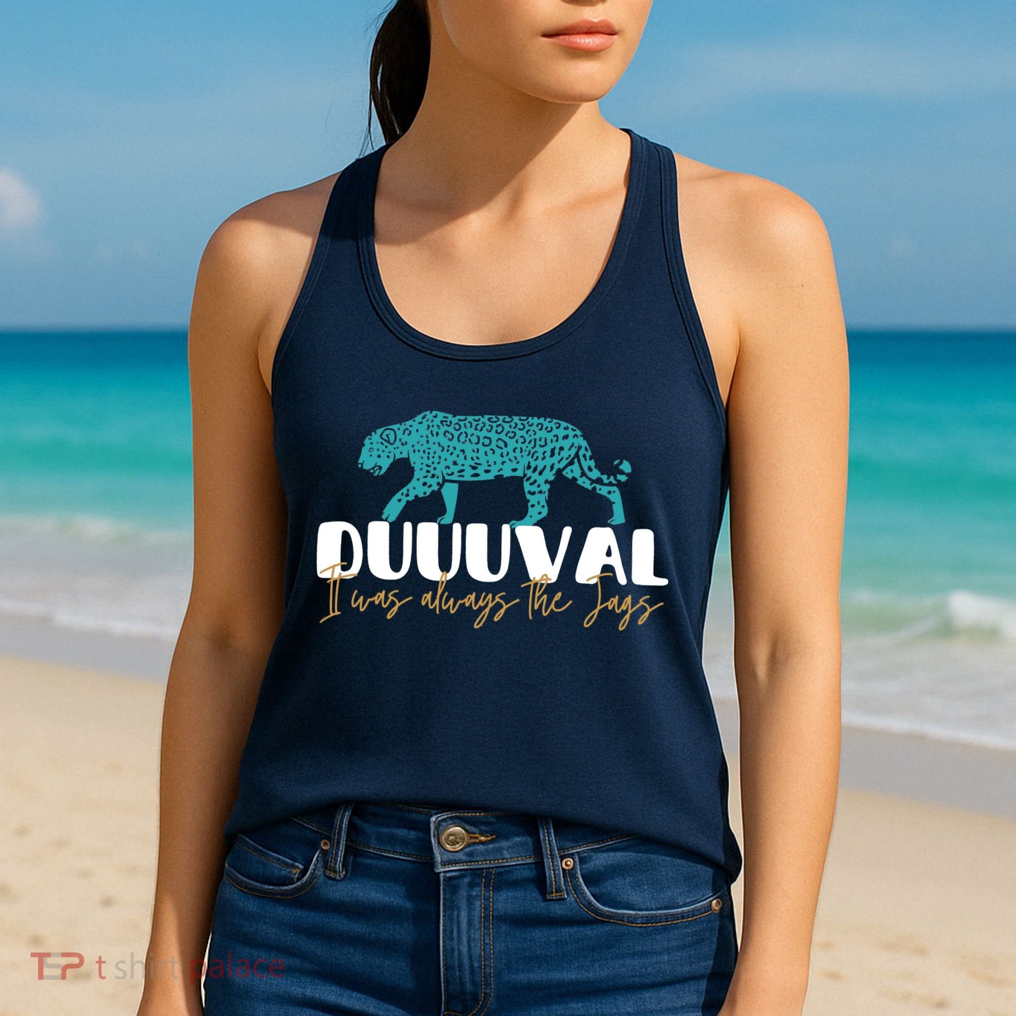 Football Jags Football Funny Leopard Women's Tank Top