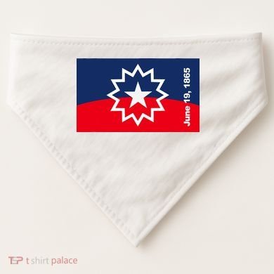 Juneteenth Flag USA-Made Doggie Bandana