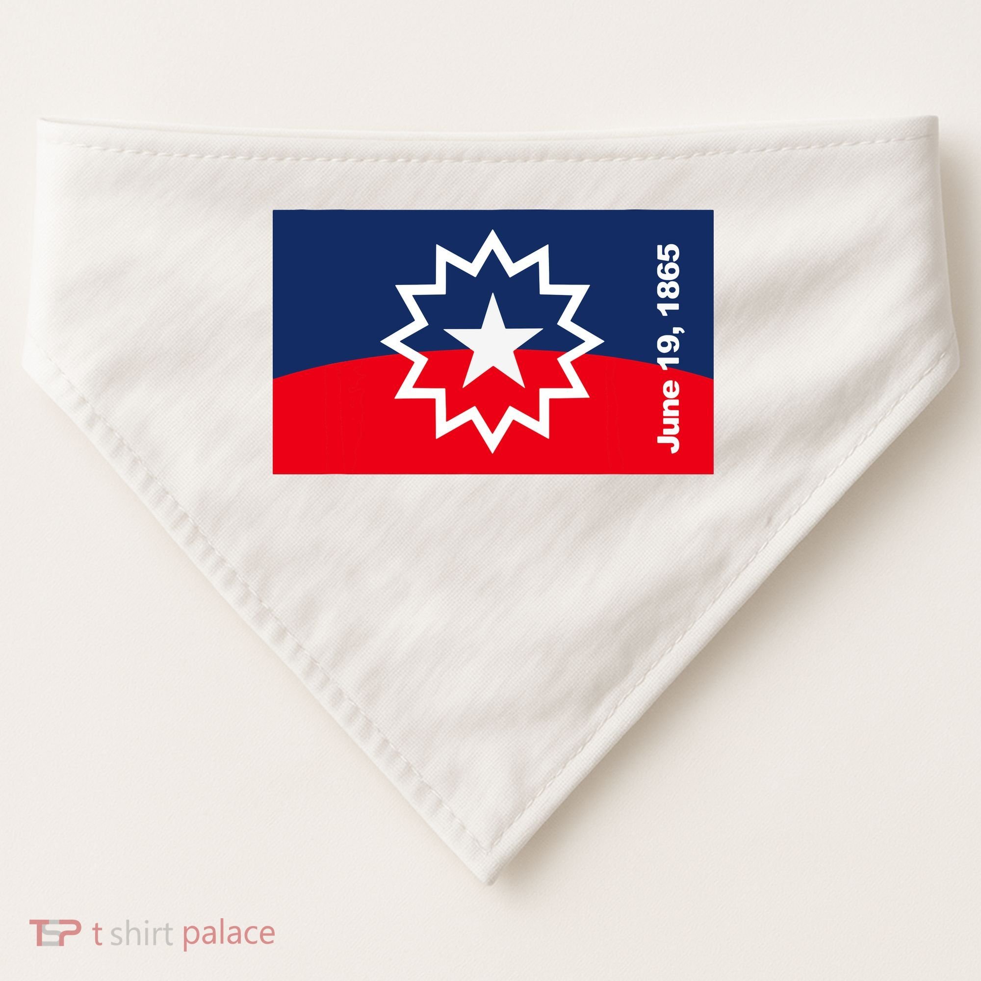 Juneteenth Flag USA-Made Doggie Bandana