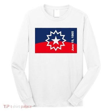 Juneteenth Flag Long Sleeve Shirt
