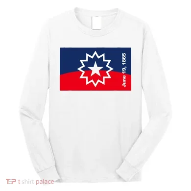 Juneteenth Flag Long Sleeve Shirt