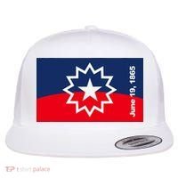 Juneteenth Flag Flat Bill Trucker Hat thumb 0
