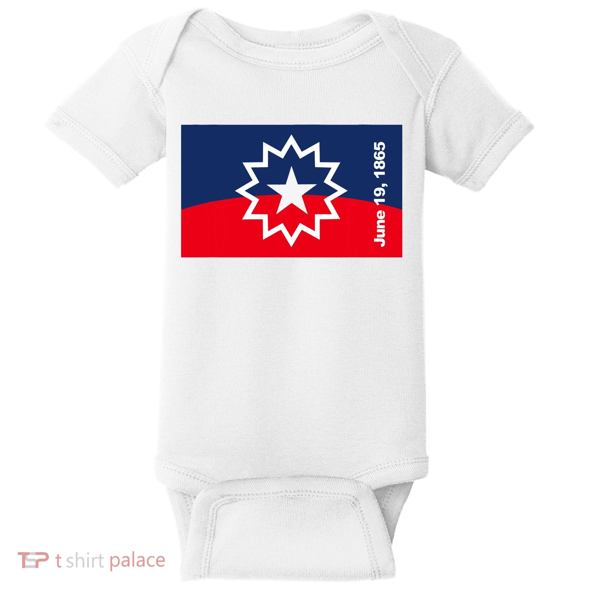 Juneteenth Flag Baby Bodysuit