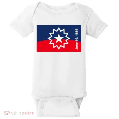 Juneteenth Flag Baby Bodysuit